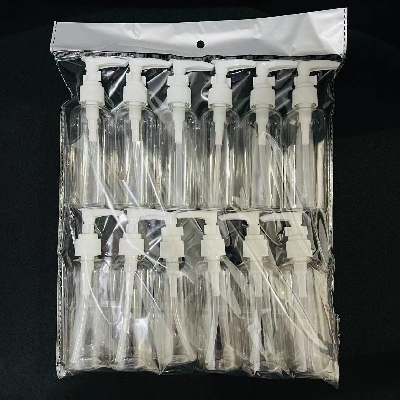 【 The innermost cabin in Zone 3 】 White press-cap 12/ bag 1200/ box transparent bottle press-type small spray bottle travel sub-bottle set alcohol bottle makeup hydrating 1 yuan supply Application Scenario