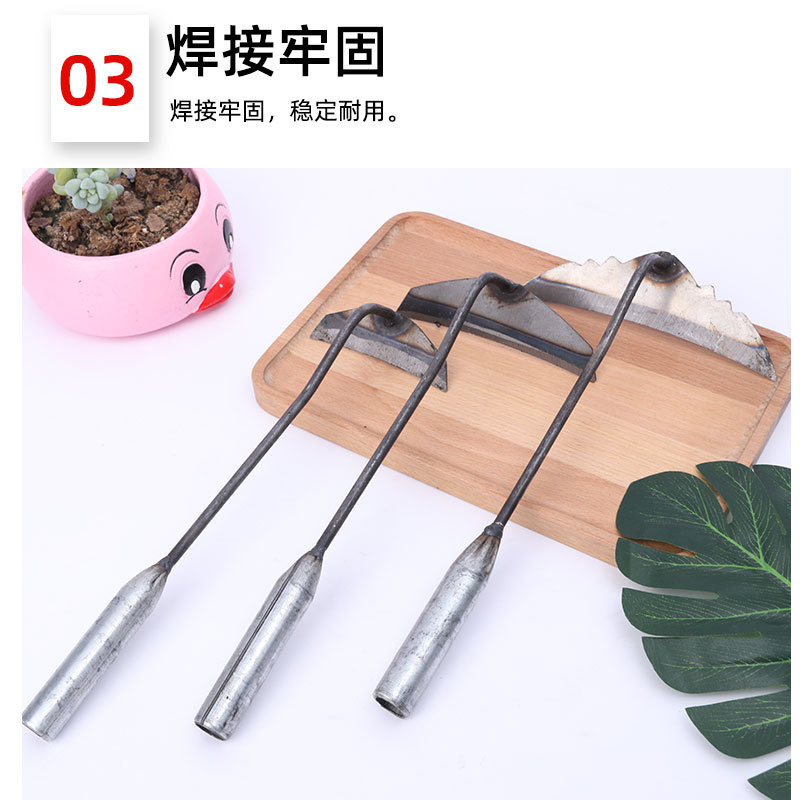 A special small sickle for cutting leeks, a small hoe for mowing and weeding, a manganese steel sickle with an iron handle, a fast tool for digging wild vegetables Specification image