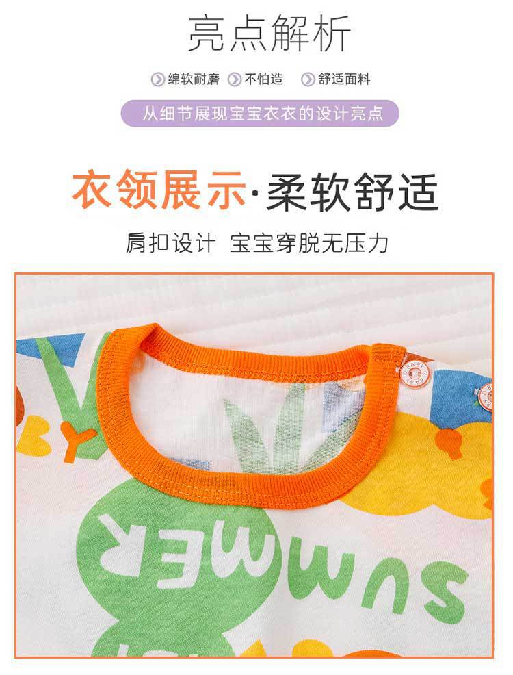 2026年新款t恤纯棉女童短袖夏婴儿a类半袖小童吸汗童装厂家批发详情5