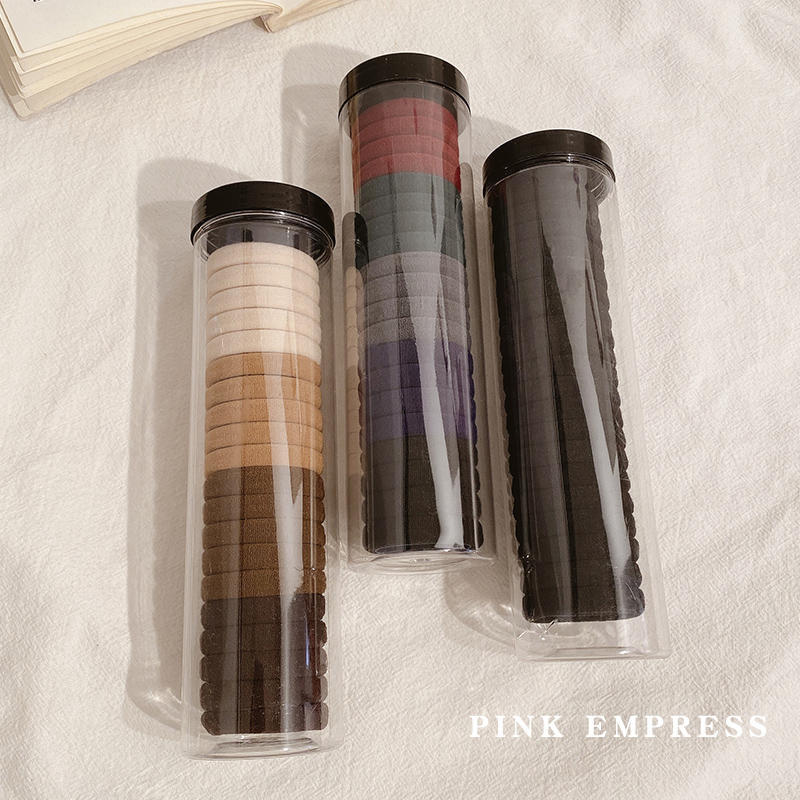 Simple and elegant black hair tie for women, high elasticity and durability, high ponytail headwear, hair tie and hair band wholesale details Picture