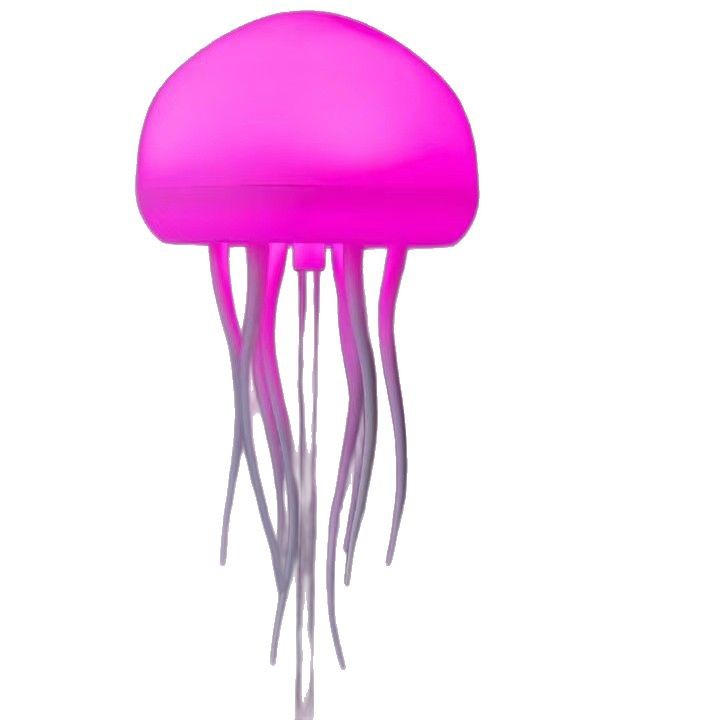 New creative intelligent voice-controlled jellyfish lamp, floating colorful atmosphere lamp, hanging lamp, bedroom bedside decoration, night light Item Picture