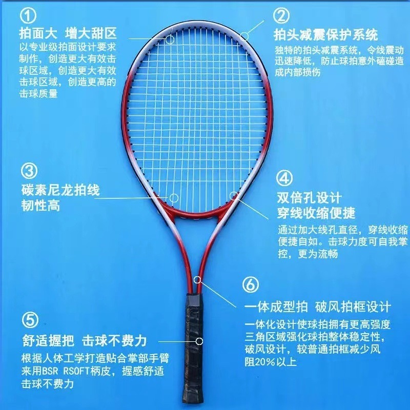 羽毛球拍/羽毛球拍男女户外/匹克球拍/羽毛球拍情侣户外/匹克球细节图