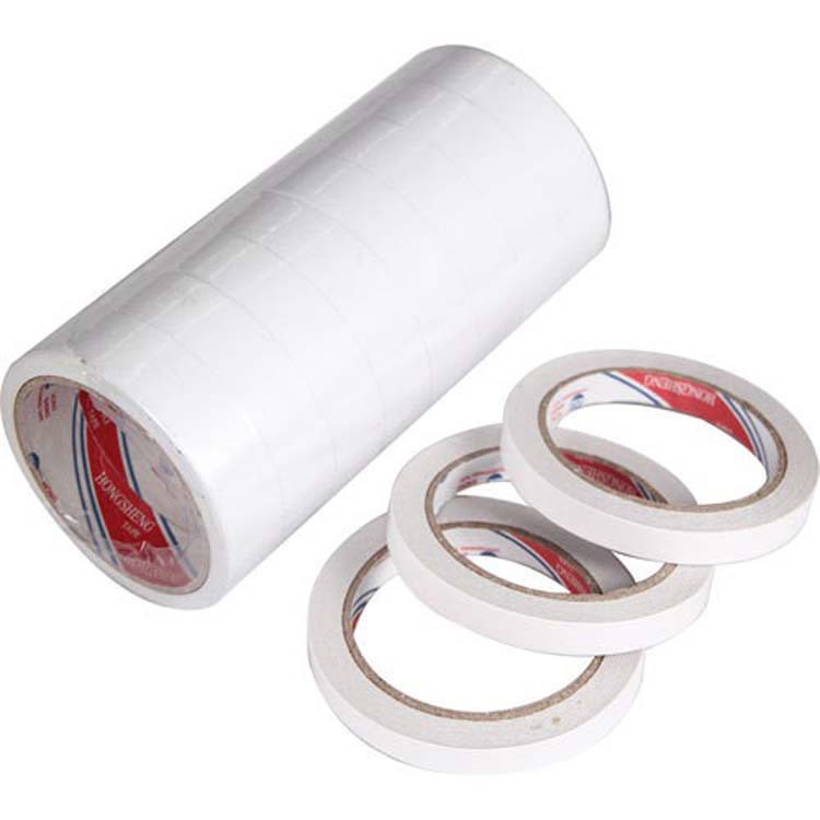 Factory Wholesale High Viscosity Hot Melt Double-Sided Tape Students White Hand Tear Strong Transparent Double-Sided Office Tape Package details Picture