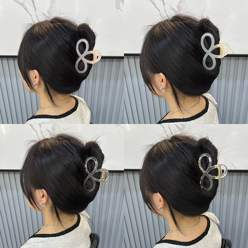 发卡/网红发卡/新疆发卡/针织手工小发卡/盘头鸭嘴夹产品图