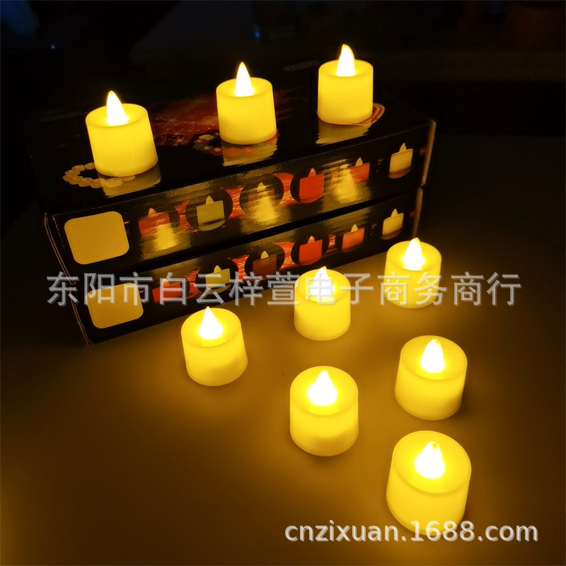 Three-Dimensional Small Tea Candle Manual Simulation Fake Candle Bar Wedding Hotel Lead Lighting Led Electronic Candle Light Application Scenario