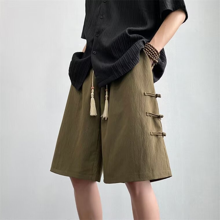 男式休闲裤实物图