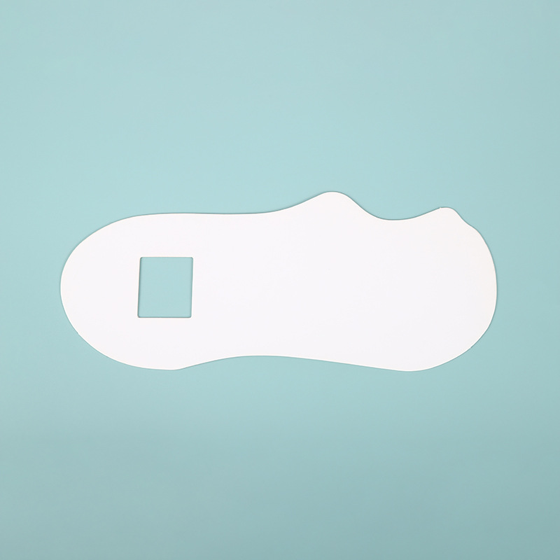 Spot Clothing Tag Card Printing Logo Sock Tag Women's Clothing White Card Tag Factory Wholesale Specification drawing