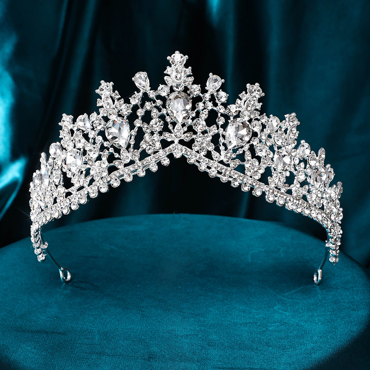Cross-border best-selling bride crowns, European and American wedding headwear, wedding gowns, dress accessories, grand birthday crowns and hair accessories wholesale