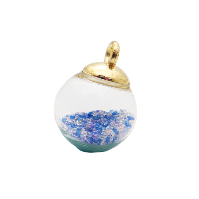 Iins windblown sand transparent glass ball pendant, headband, bracelet, necklace, keychain, DIY accessories Item Picture