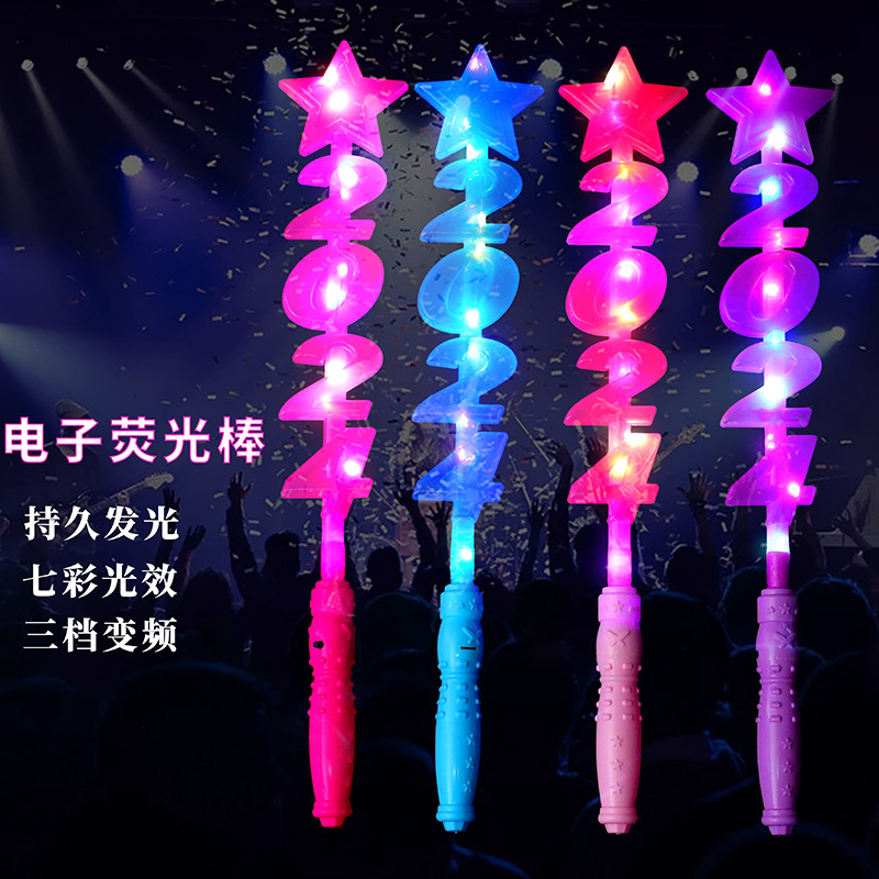 Cross-border new 2025 light stick magic stick light toy bar concert New Year's Day flash stick New Year gift Application Scenario