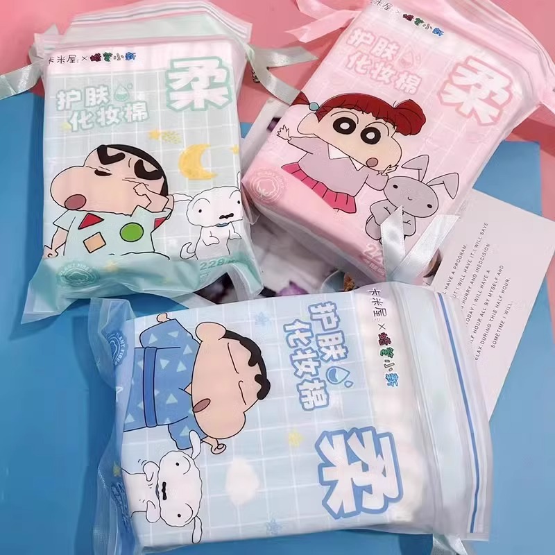 三丽鸥正版化妆棉卡通一次性卸妆棉片卸妆巾湿敷棉随身便携擦脸巾详情8