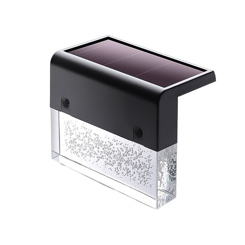 Cross-Border New Staircase Light Led Acrylic Outdoor Garden Fence Light Waterproof Atmosphere Solar Step Light Item Picture