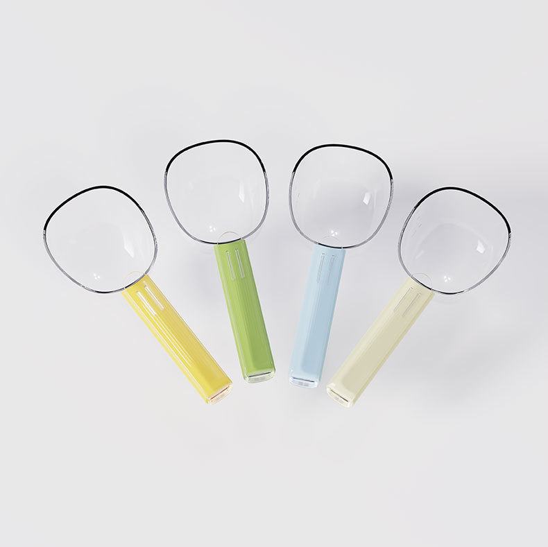 多巴胺米勺带封口夹厨房五谷杂粮勺子挖面勺舀米勺宠物猫粮勺详情11