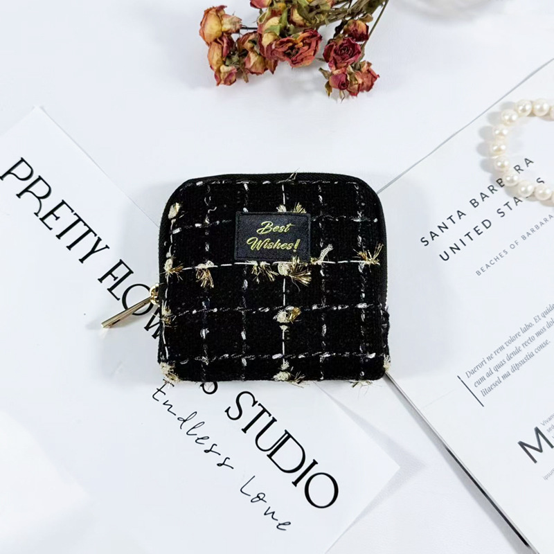 Venta directa de fábrica portátil de seis capas borla joyería bolsa de almacenamiento cristal perla mano cadena viaje bolsa de joyería en stock al por mayor pic 22