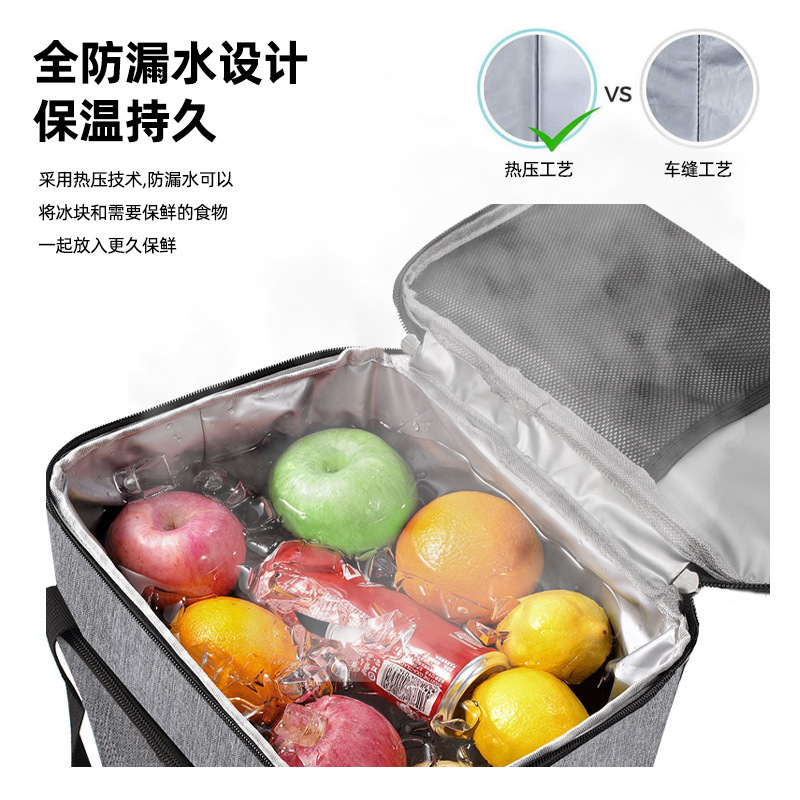 Amazon's new waterproof Oxford fabric picnic bag, outdoor ice pack, thickened portable insulated bag Application Scenario