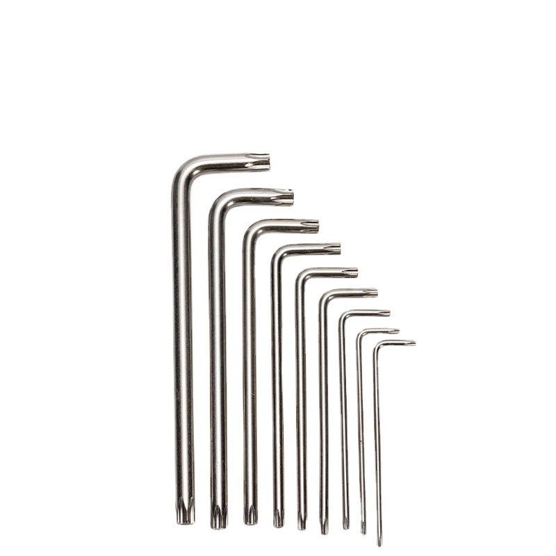 Conventional mid-hole long star-shaped extended cross-shaped T10-T25T30 double-hole flower-shaped anti-theft Allen wrench Item Picture