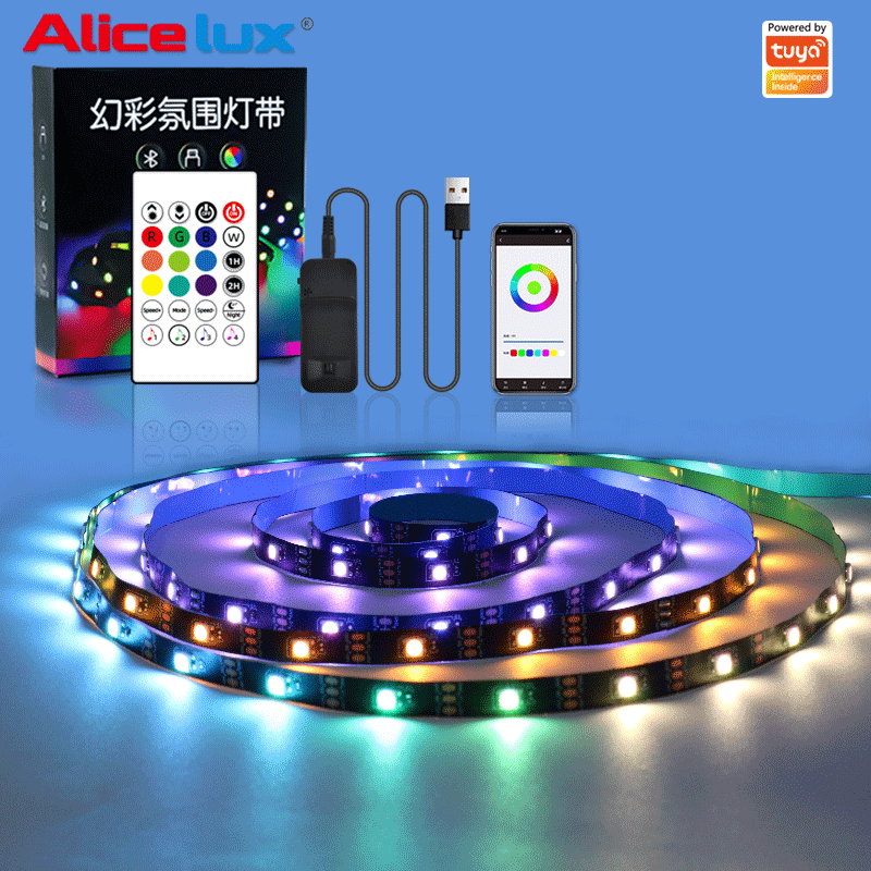 5V幻彩灯带/跑马流水防水/led软灯带细节图