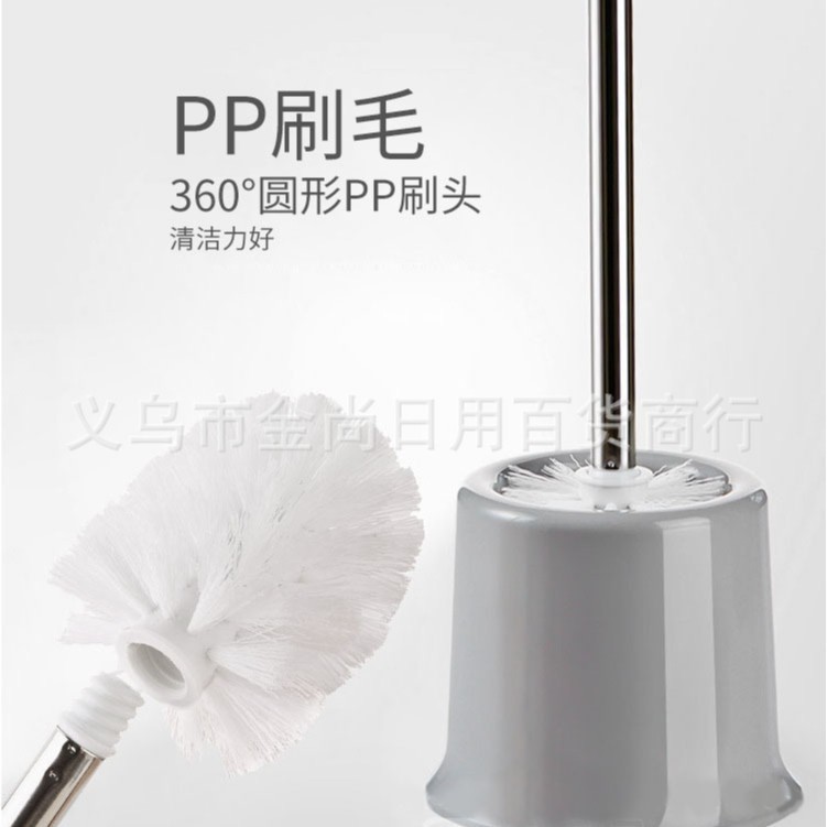 A set of stainless steel toilet brushes with a toilet seat, no dead corners, double-sided toilet washing, curved toilet cleaning, long-handled brush, and stainless steel toilet brush Specification image