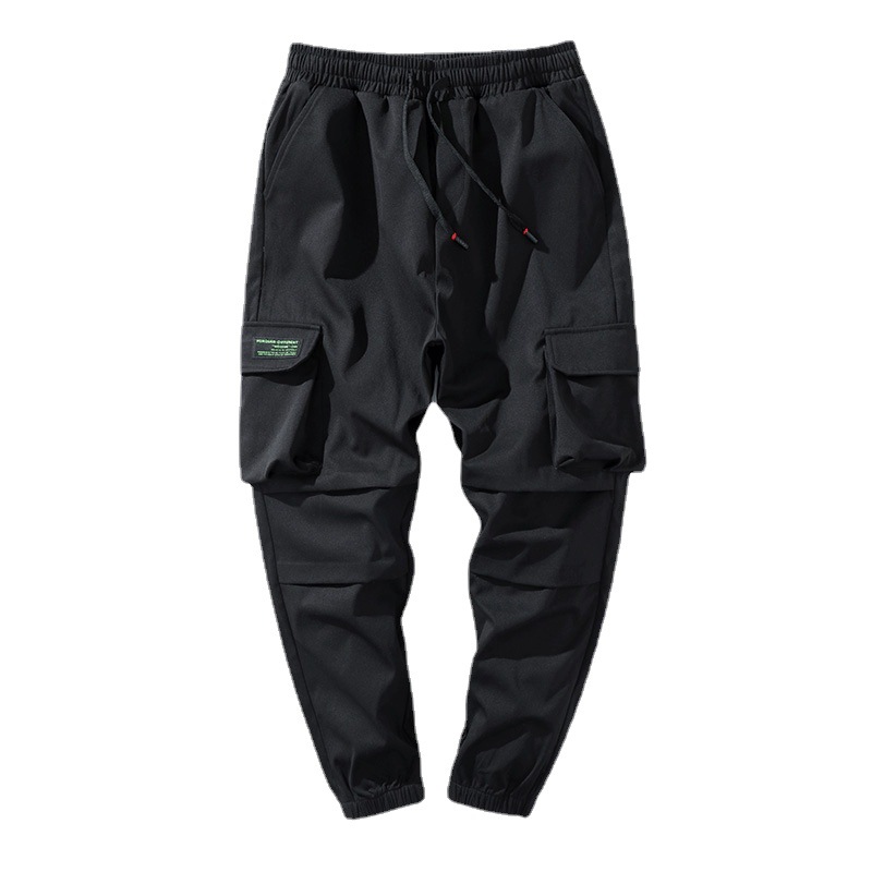 Large-sized workwear pants 2022 autumn Japanese streetwear brand men's casual pants with multiple pockets, trendy for teenagers, loose and fitted Item Picture