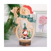 Christmas decorations, desktop ornaments, Christmas gifts, three-dimensional wooden mini Christmas tree displays Item Picture