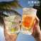 创意网红冰川纹玻璃水杯 家用早餐杯饮料果汁杯 商务礼品杯啤酒杯图