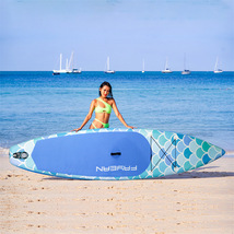 水上冲浪板 站立式sup浆板便携划水板竞速充气桨板