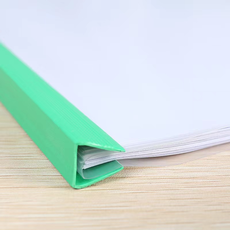 Color transparent pull-out rod holder, A4 folder pull-out rod plastic pull rod holder, business file folder details Picture