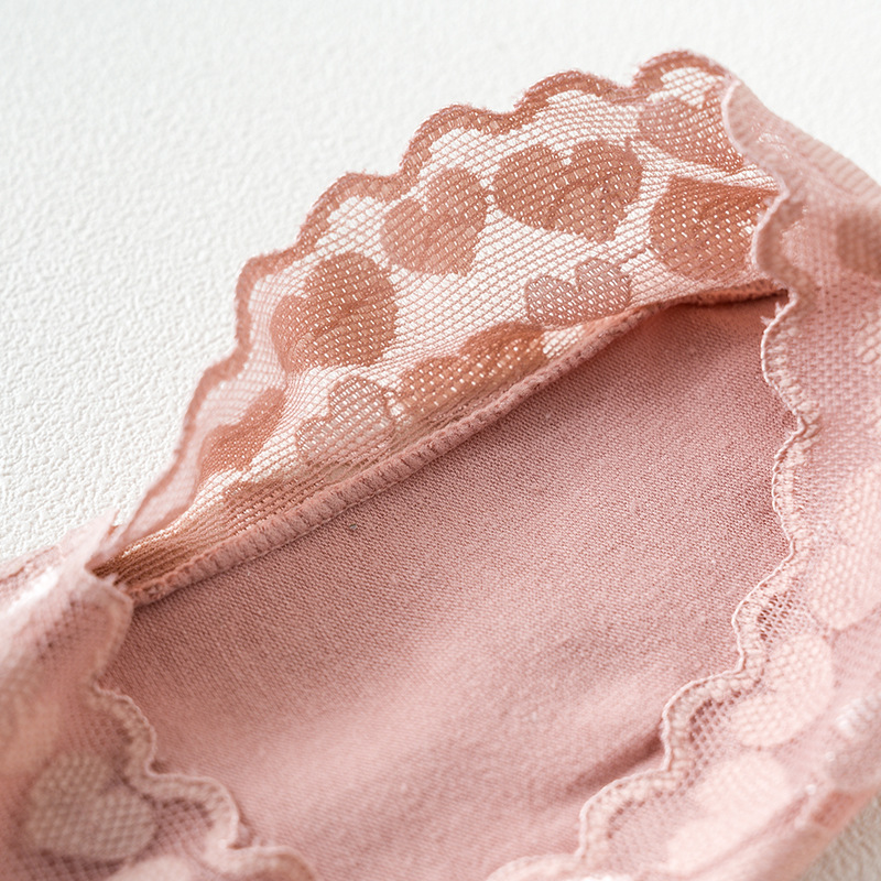 Invisible Boat Socks Women Cotton Sole Lace Jacquard Socks Student Girls Socks Casual Korean Version New Item Picture