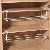 Retractable shoe rack Shoe cabinet Layered partition shoe storage device Space saving shoe support home doorway storage shoe rack