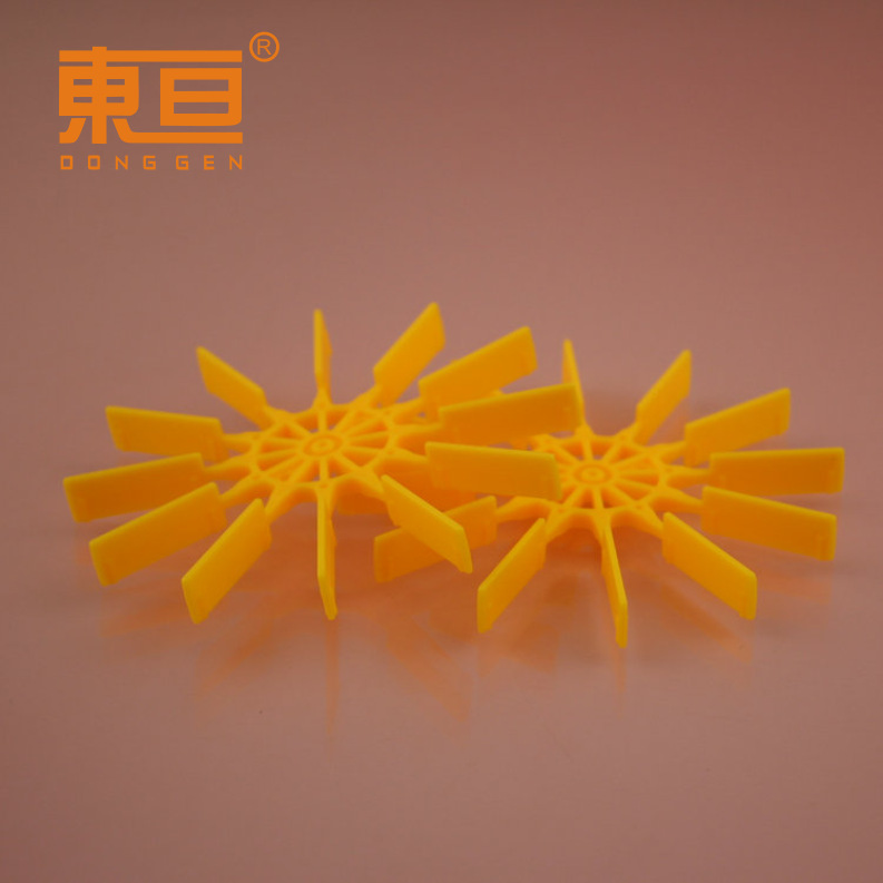 100102A Yellow 100 paddle wheel Universal paddle wheel plastic paddle wheel large paddle wheel toy accessories