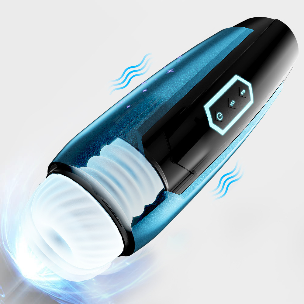 Starry Sky Airplane Cup 5-frequency telescopic vibration Exercise male masturbation Massager Adult sex toy full figure
