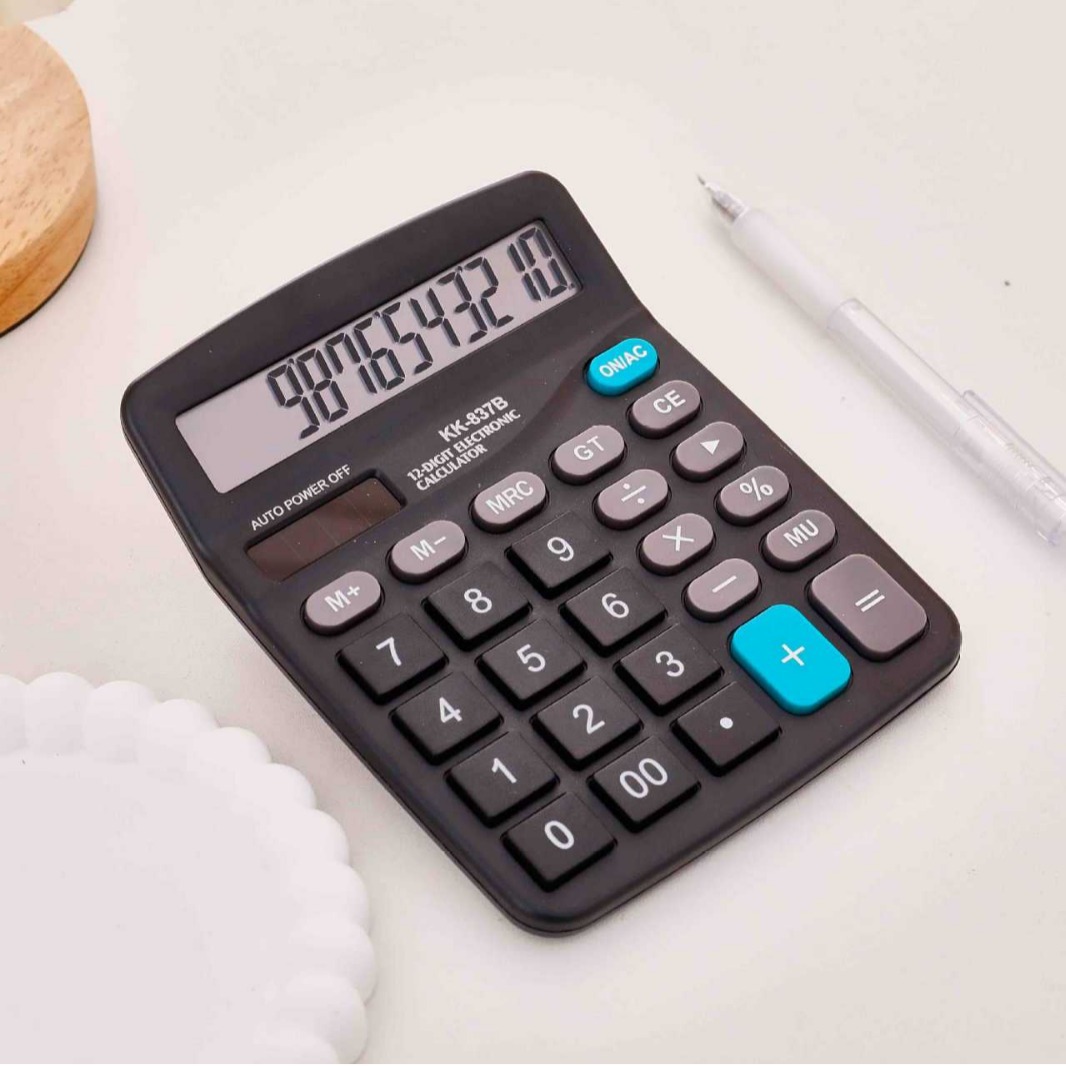 Solar dual-power student color computer 837B calculator wholesale office supplies Specification image