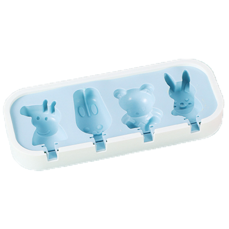 New Food Grade Silicone Ice Cream Mold Diy Ice Cream Mold Household Cartoon Ice Lattice Mold Item Picture