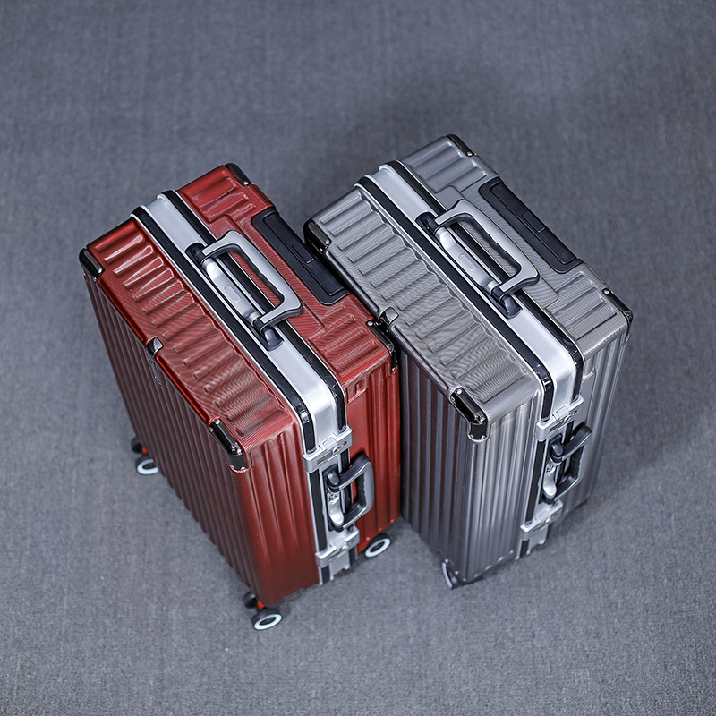 行李箱男铝框商务24寸拉杆箱女万向轮学生登机箱旅行箱26寸密码箱