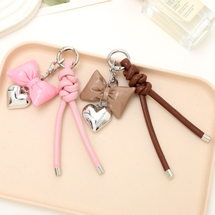 新款水晶串珠挂件时尚轻奢箱包挂饰手机壳钥匙扣挂绳防摔手机挂链详情11