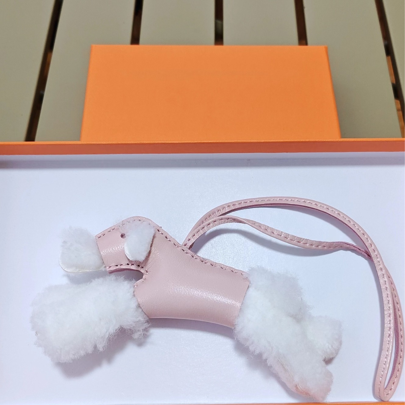 Handmade sheepskin fur dogs are suitable for high-end wholesale of various bags, pendants and accessories Specification image