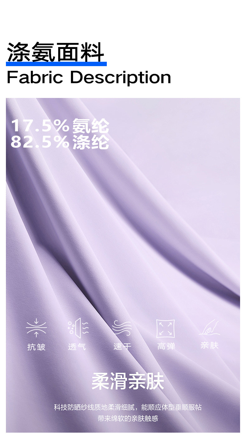 新款防晒防紫外线修身高弹瑜伽服健身跑步长袖外套宽松显瘦运动服详情5