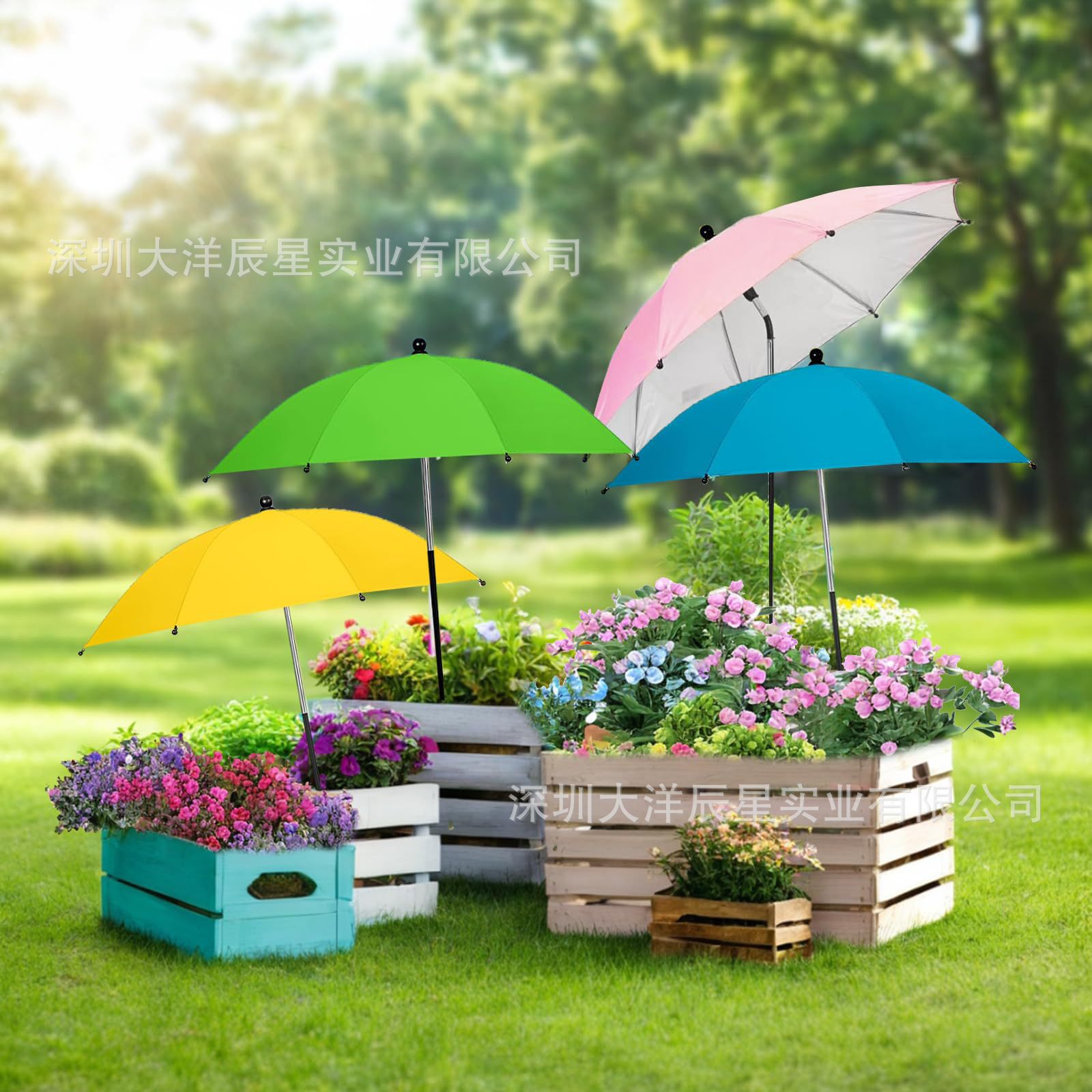 Cross-border bestsellers: Amazon plant sunshade umbrellas, flower potted plant sun protection umbrellas, heat insulation outdoor plant ground cover protective umbrellas pic 14