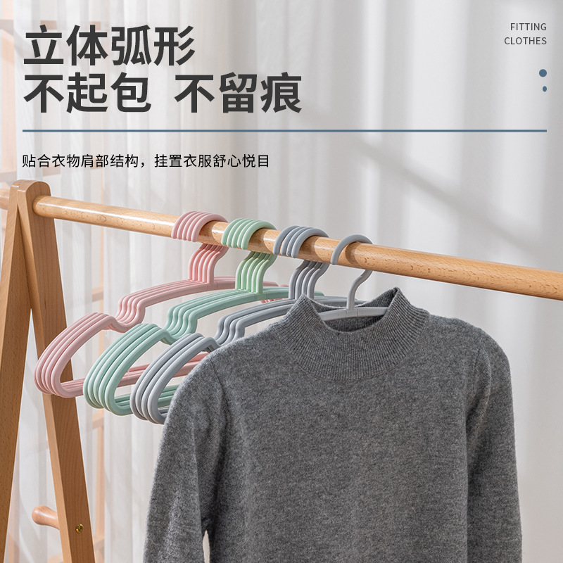 G14衣架家用挂衣防肩角衣撑防滑无痕大衣晾衣架宿舍阳台衣服挂成人产品图