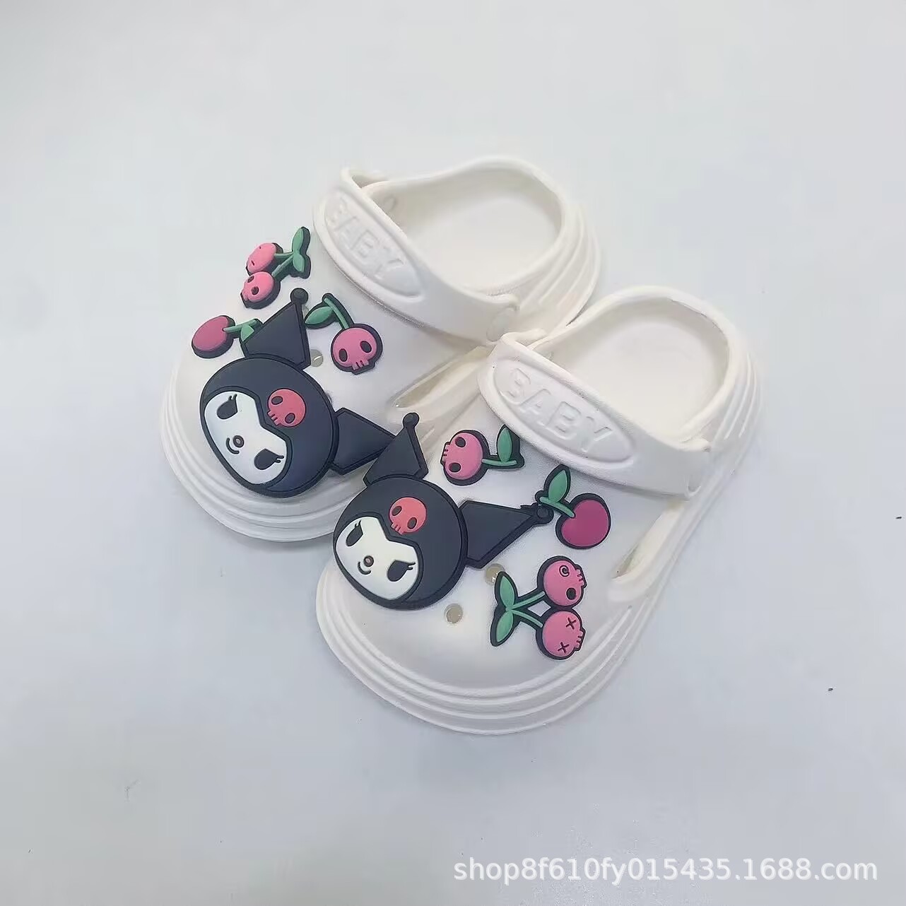 Children's slippers in ins style, summer baby slippers, cute cartoon trendy shoes, outdoor holes, cool bag head slippers, DIY flower heads Application Scenario