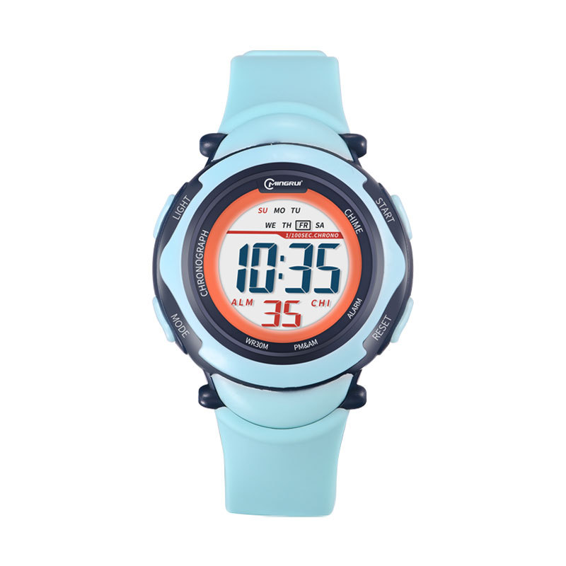 Mingrui's best-selling electronic watches for students and children, with luminous display and waterproof sports watches, can be customized for women with modified logos and labels Item Picture