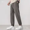 Tencel linen pants Men's summer thin style 2024 new sporty ice silk pants Men's casual 9-inch long pants Application Scenario