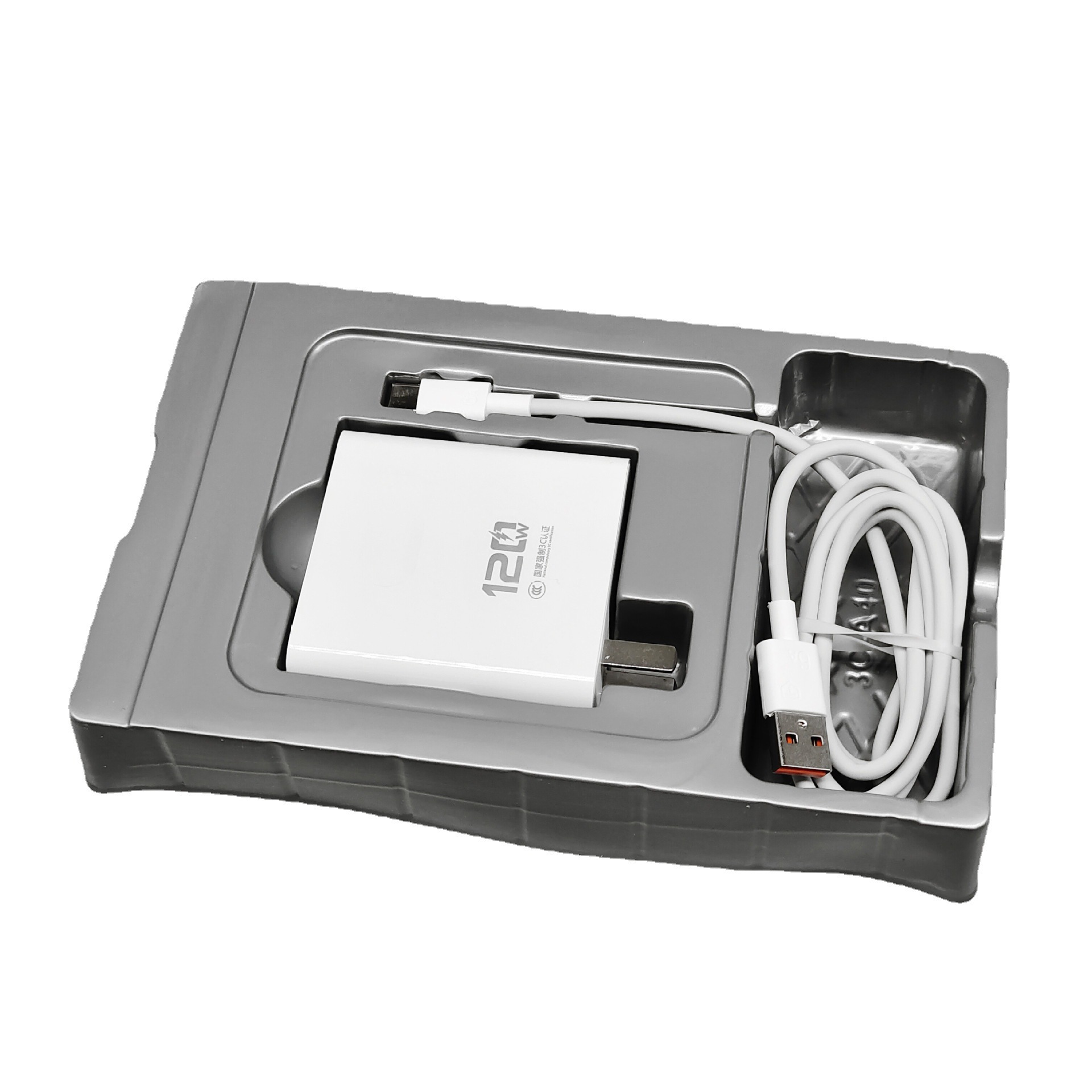 The 3C charger 120W fast charging head applies to Huawei Honor vivoppo mobile phone flash charger set Item Picture