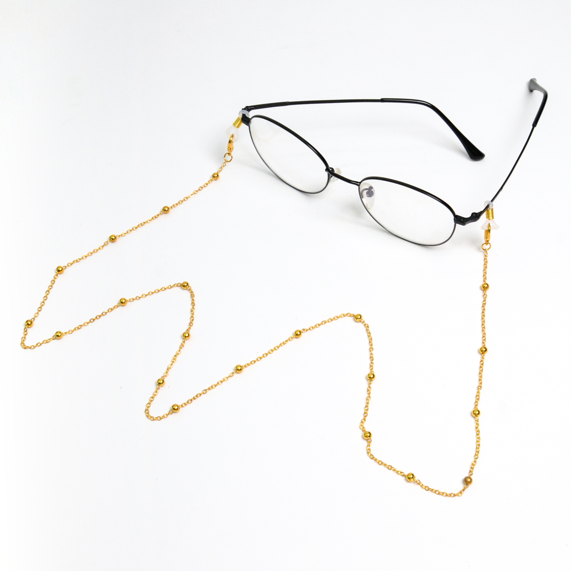 Metal eyeglass chains, mask chains, fashionable sunglasses, anti-loss eyeglass ropes (for both masks and glasses) Item Picture