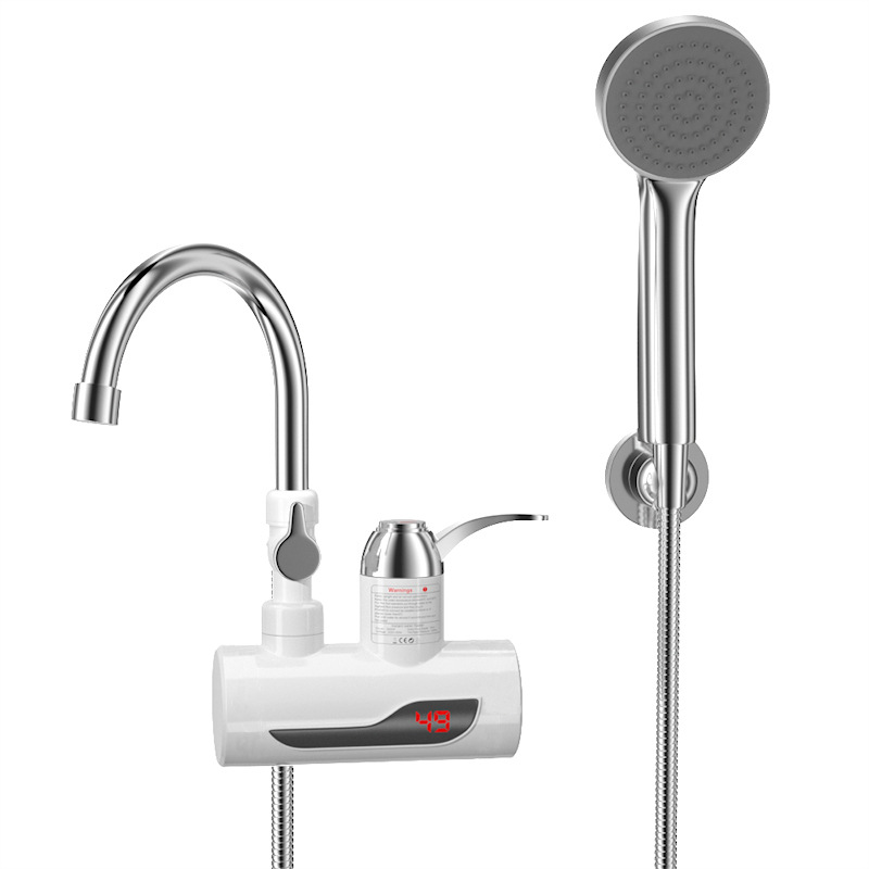 Cross Border Faucet Heater Kitchen Dishwashing Quick Hot Small Kitchen Treasure Over Tap Water Hot Electric Faucet Application Scenario