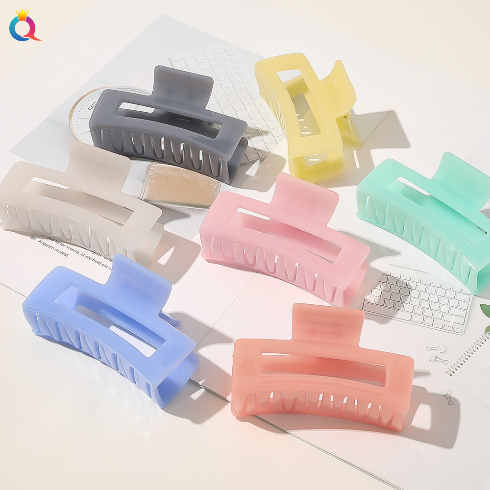 Qiyue Cross-border ins hair clips, stylish shark clips, updo hair grabbers, back of the head hair grabbers, hair accessories wholesale pic 25