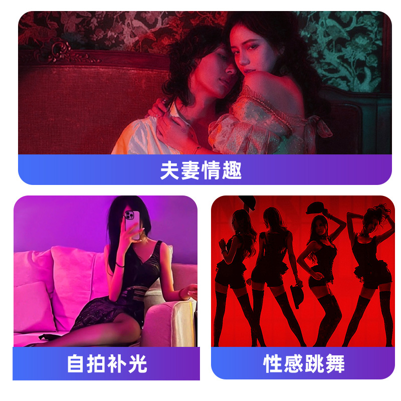 والمصابيح الذكية العابرة للحدود بث مباشر لمصابيح الهواء الملتقطة من بعد من طراز RGB عن بعد بمصابيح الدايود المبتعث للضوء WIFi LED الذكية 9W Application Scenario