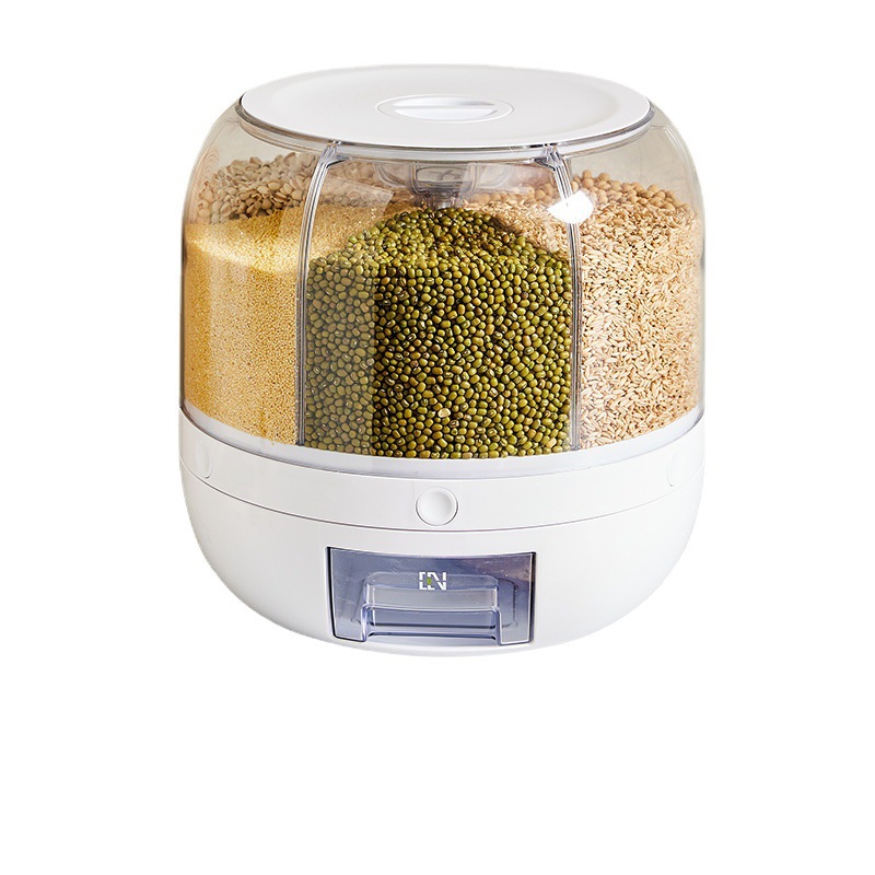 Rotating grain storage box full figure