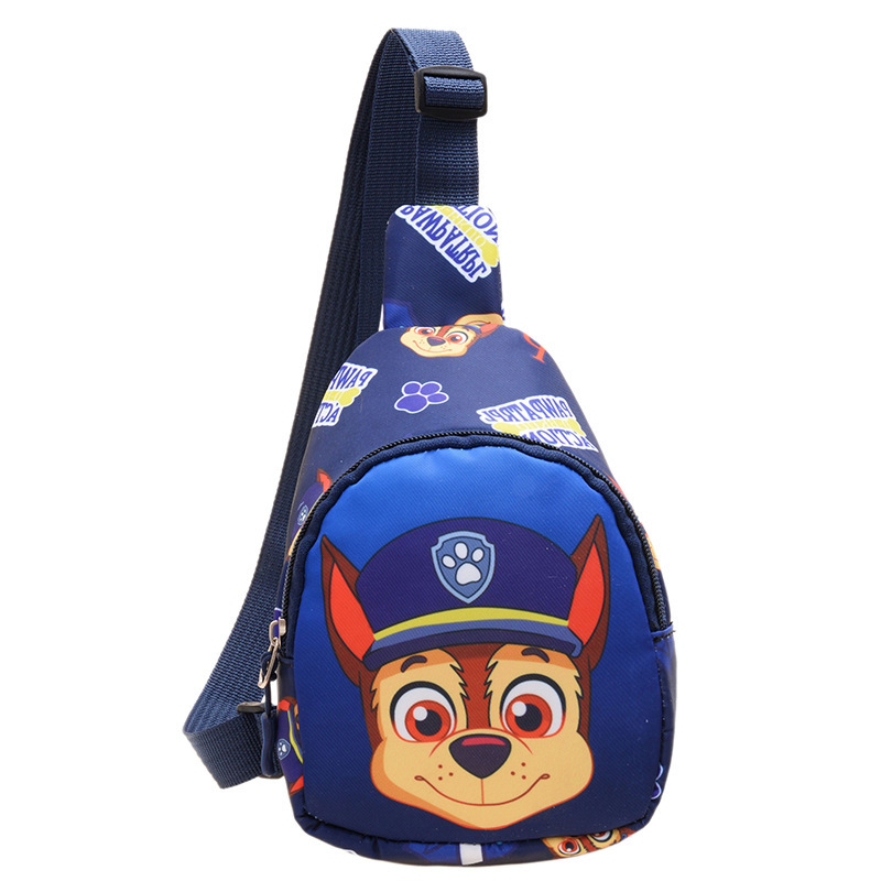 Children's Crossbody Bag Boy Chest Bag Fashion Canvas Mini Fanny Pack Korean Version Cute Baby Bag Backpack Item Picture