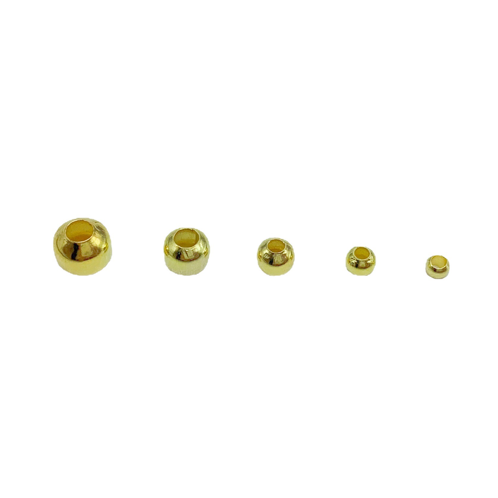 Diy Jewelry Accessories Iron Bead Bead Double Hole Iron Bead Wholesale 5000 / Package Spot Direct Sales Item Picture